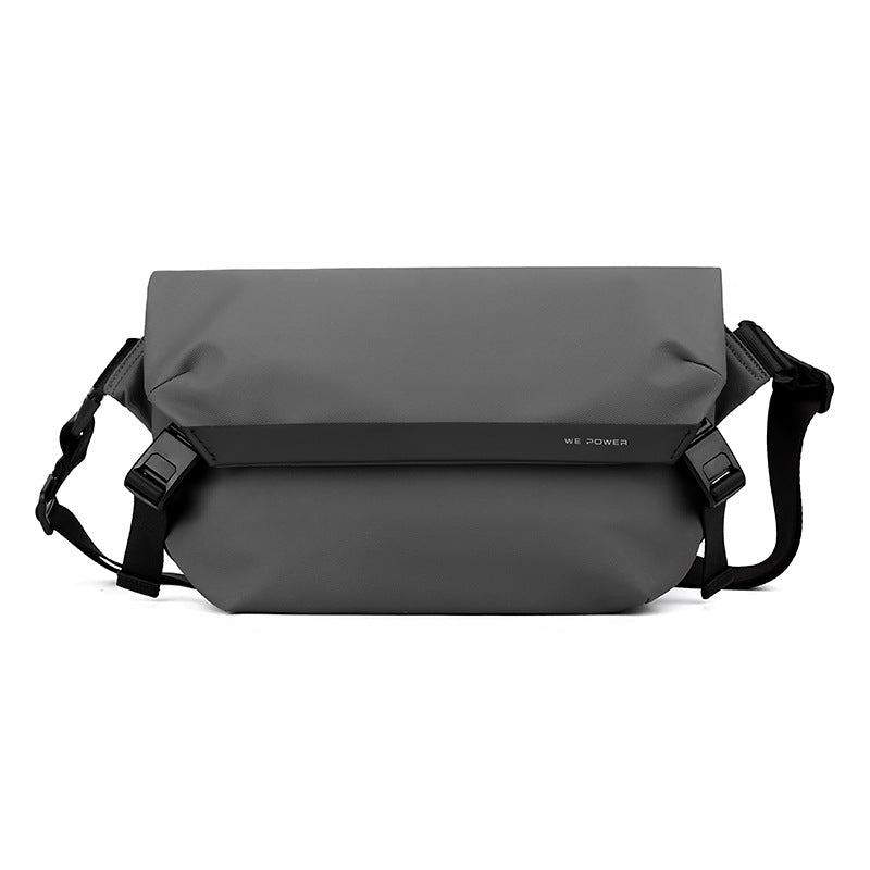 Men's High Quality Adjustable Workwear Shoulder Bag - Multi-Compartment Small Square Chest Pack Suitable for Commuting, Travel & Daily Use - Casual Crossbody Bag with Adjustable Strap