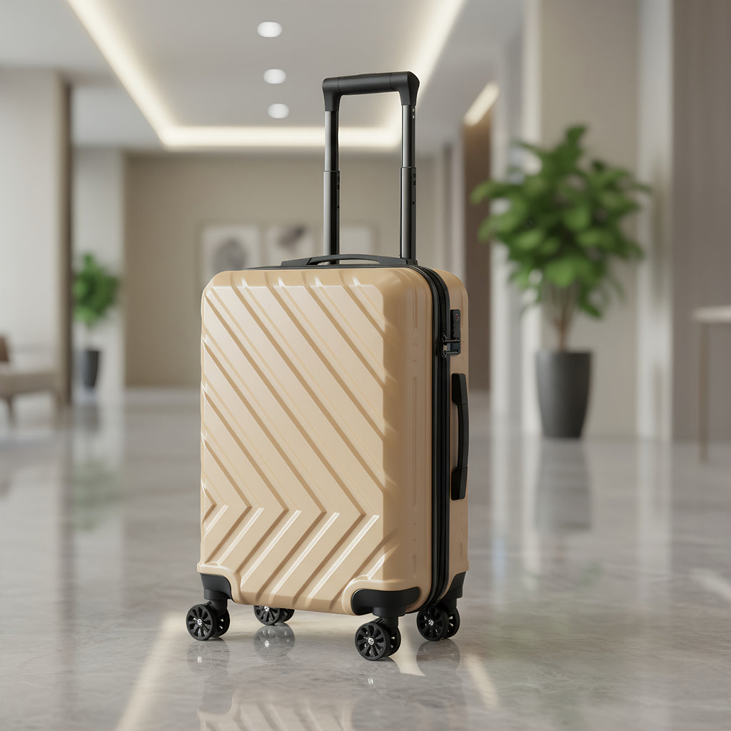 20-inch Lightweight Carry-on Suitcase, Made Of PC And ABS, Hard-shell Lightweight Suitcase with 4 Universal Wheels, TSA Lock, Travel Carry-on Luggage, Approved By Airlines, Hard-shell Suitcase with Swivel Wheels