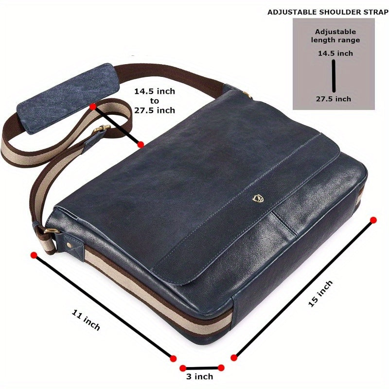 Handmade Real Leather Laptop Bag