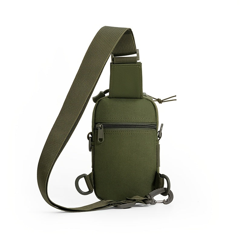 Men'S Tactical Chest Bag | Multi-Functional, Oxford Material, Ideal for Outdoor Activities, Commuting, Cycling, and Mobile Storage