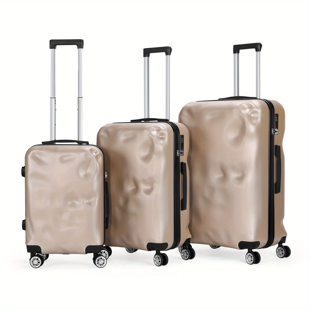 Luggage Sets 3 Piece Lightweight Hard Shell Suitcase Set TSA Lock Spinner Wheels