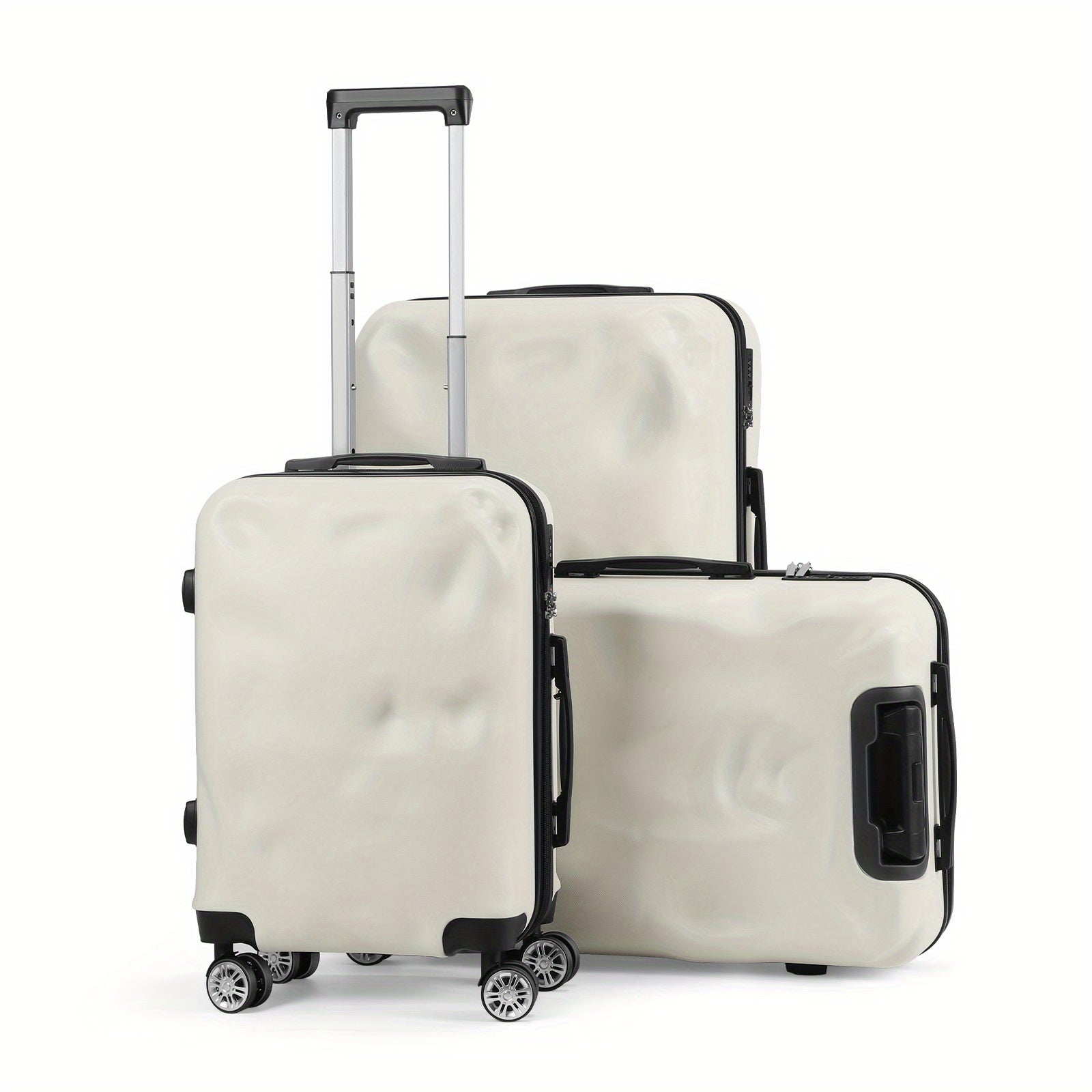 Luggage Sets 3 Piece Lightweight Hard Shell Suitcase Set TSA Lock Spinner Wheels