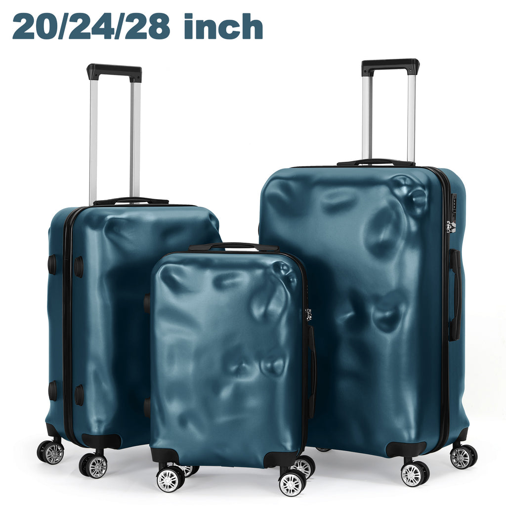 Luggage Sets 3 Piece Lightweight Hard Shell Suitcase Set TSA Lock Spinner Wheels
