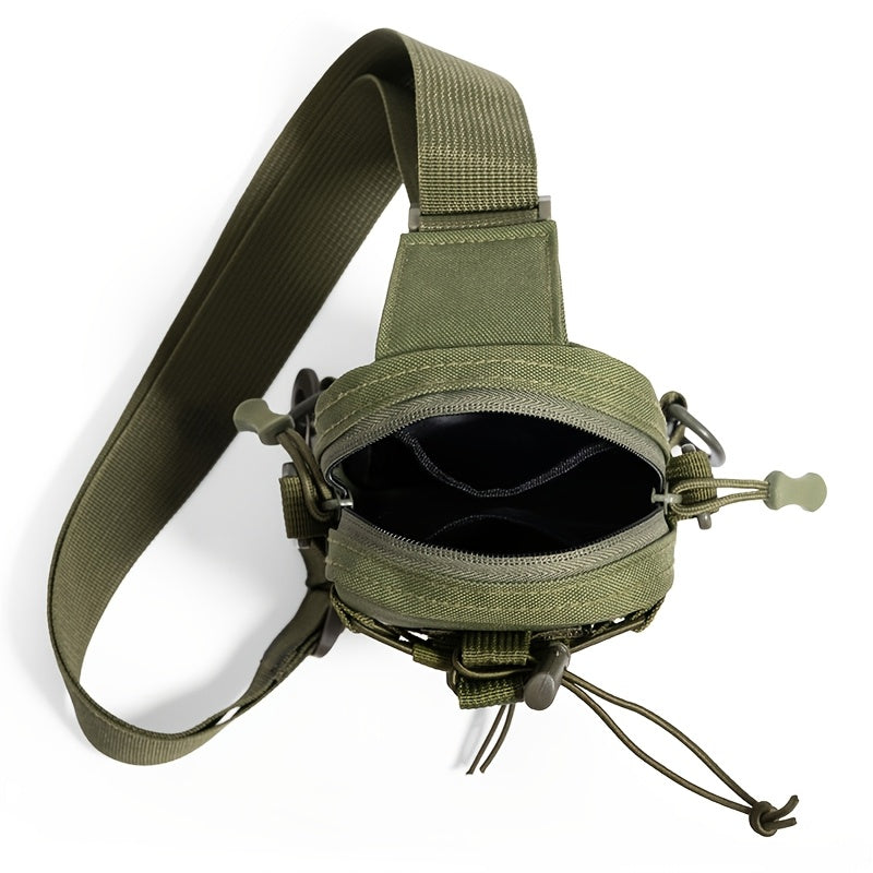 Men'S Tactical Chest Bag | Multi-Functional, Oxford Material, Ideal for Outdoor Activities, Commuting, Cycling, and Mobile Storage