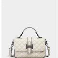 Single Shoulder Bag Handbag Crossbody Bag Women's Bag Summer Top Layer Genuine Leather Handbag Trendy Fashion Versatile Textured Quilted Crossbody Bag