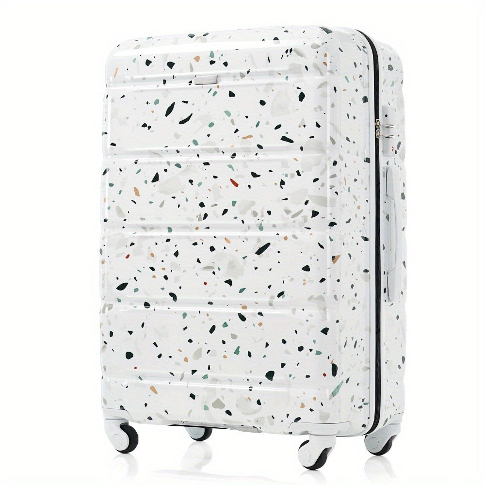 Luggage Set of 3, 20-inch with USB Port, Airline Certified Carry-on Luggage, ABS+PC Hard Shell Luggage with Spinner Wheels