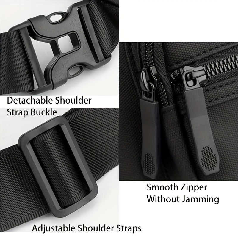 Multifunctional Waist Pack Lightweight Multifunctional Outdoor Waist Pack | Men's Crossbody Bag Chest Bag Belt Bag | Casual Cell Phone Bag Wallet Cycling Bag