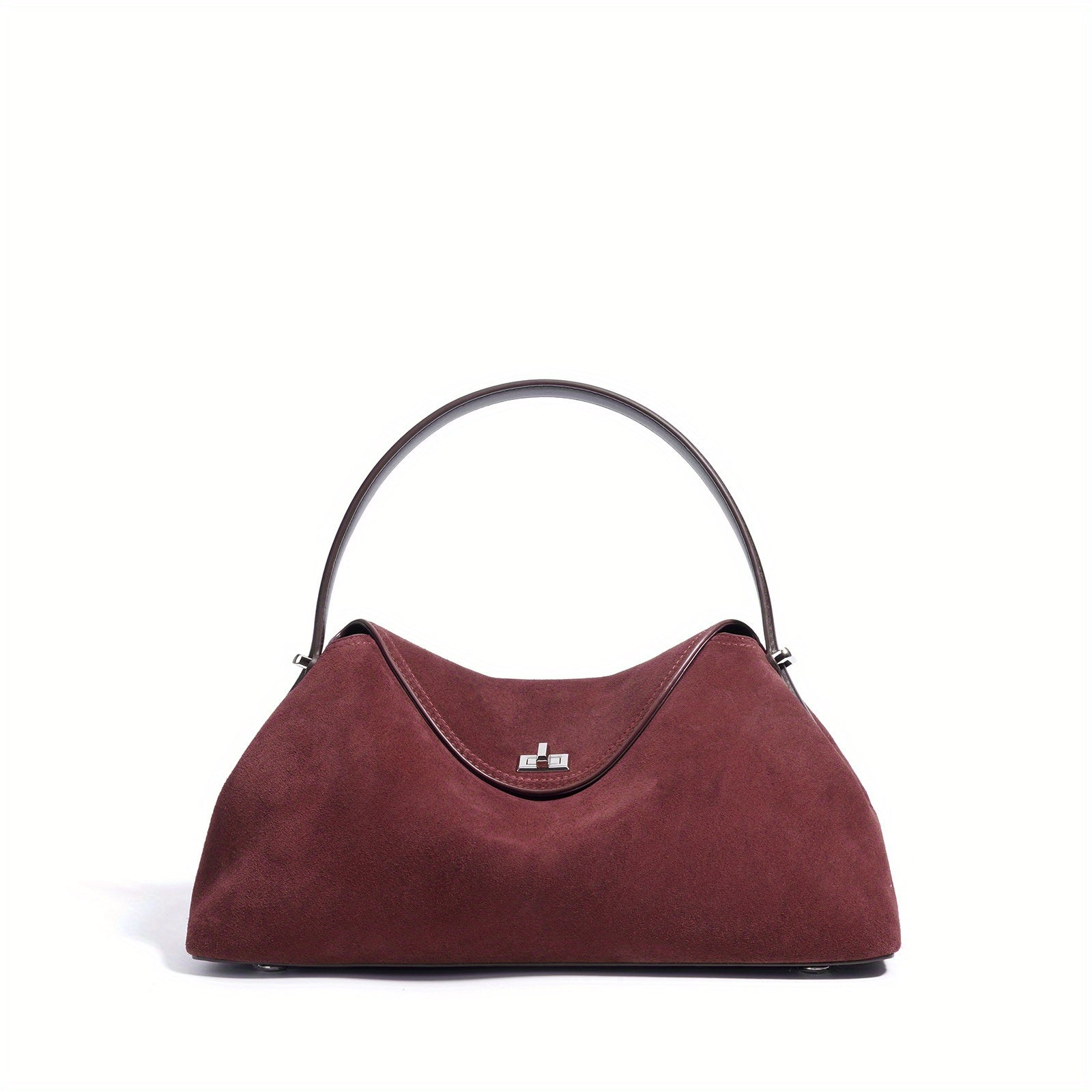 Women's Vintage Leather Messenger Bag - Retro Handbag with Structured design, Coffee Brown Shoulder Purse for Office, Commute, Travel - Elegant Professional Work Bag, Commuter Handbag, Oiled Edge Construction