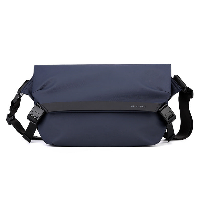 Men's High Quality Adjustable Workwear Shoulder Bag - Multi-Compartment Small Square Chest Pack Suitable for Commuting, Travel & Daily Use - Casual Crossbody Bag with Adjustable Strap