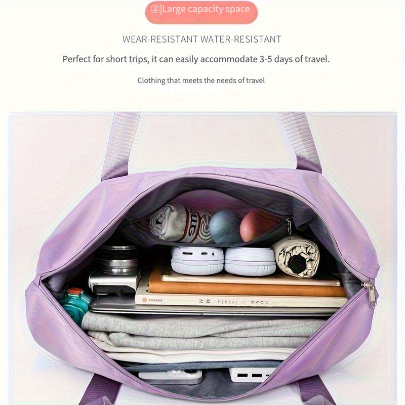 Popular And Expandable Luggage Bags With Large Capacity And Dry-wet Separation Storage, Business Trip Fitness Bags