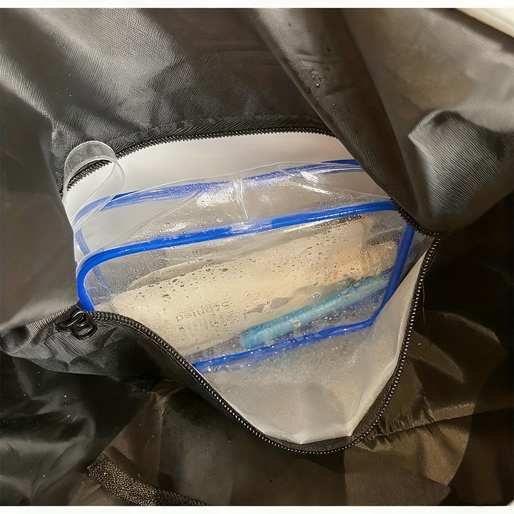 A Large-Capacity Travel Suitcase, a Spacious Commuter Travel Bag, a Roomy Tote, with Adjustable Shoulder Straps And Zippered Pockets