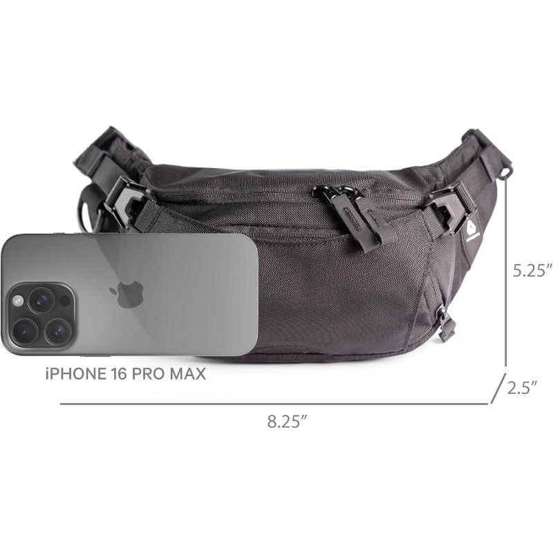 Ultralight Fanny Pack Crossbody Belt Bag for Men and Women Compact Waist Pack Sling for entials Expandable External Carry with Falcon Wing WaterResistant for Outdoor Travel and Everyday