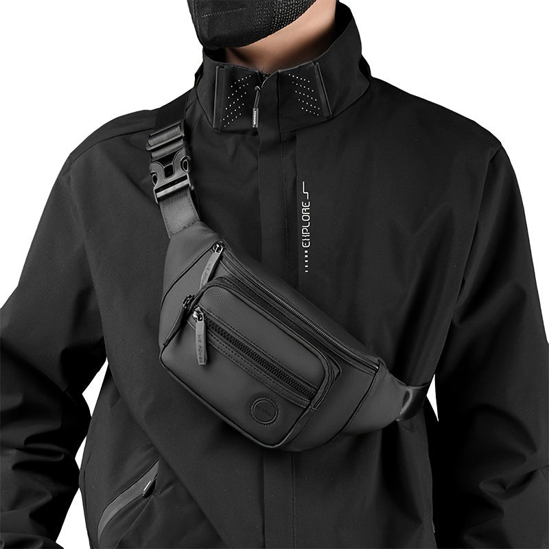 Multifunctional Waist Pack Lightweight Multifunctional Outdoor Waist Pack | Men's Crossbody Bag Chest Bag Belt Bag | Casual Cell Phone Bag Wallet Cycling Bag