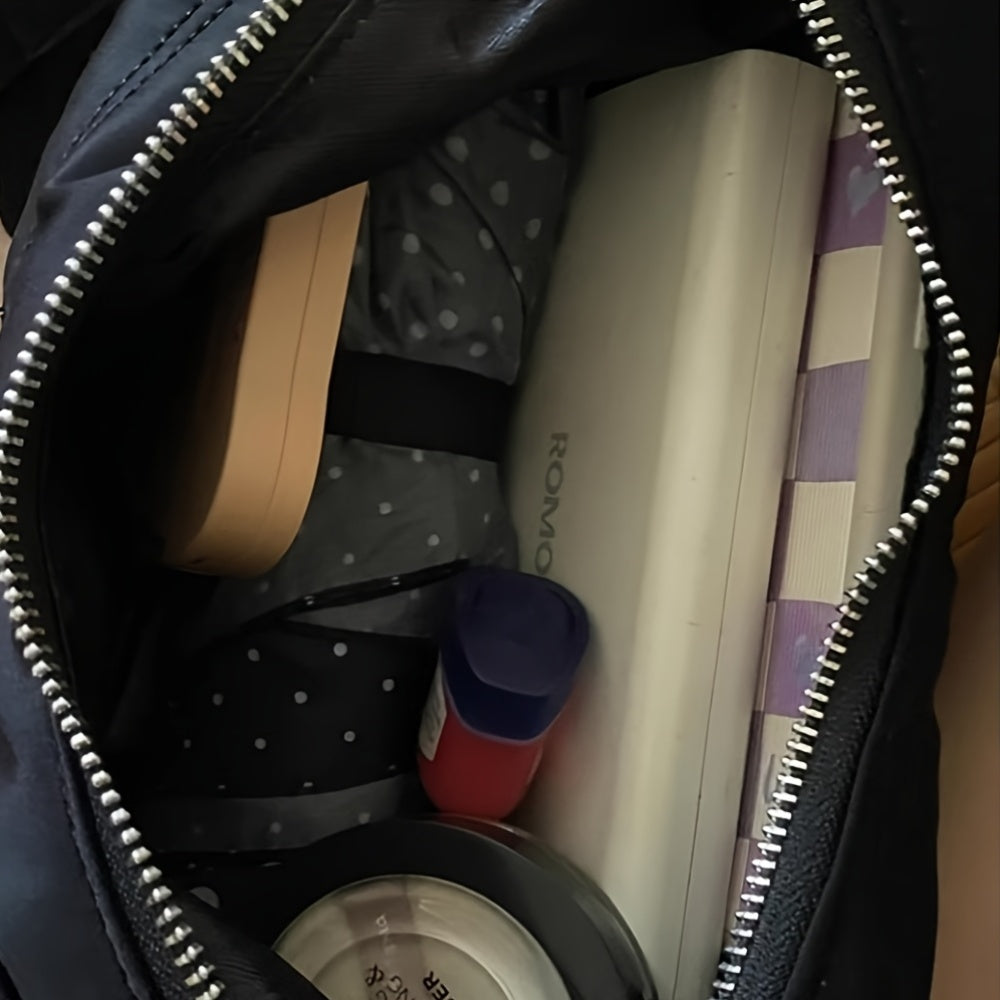 Small Retro Shoulder Bag for Women, Soft Hobo Style, Black Purse Inspired by Spice, Crescent-Shaped Handbag